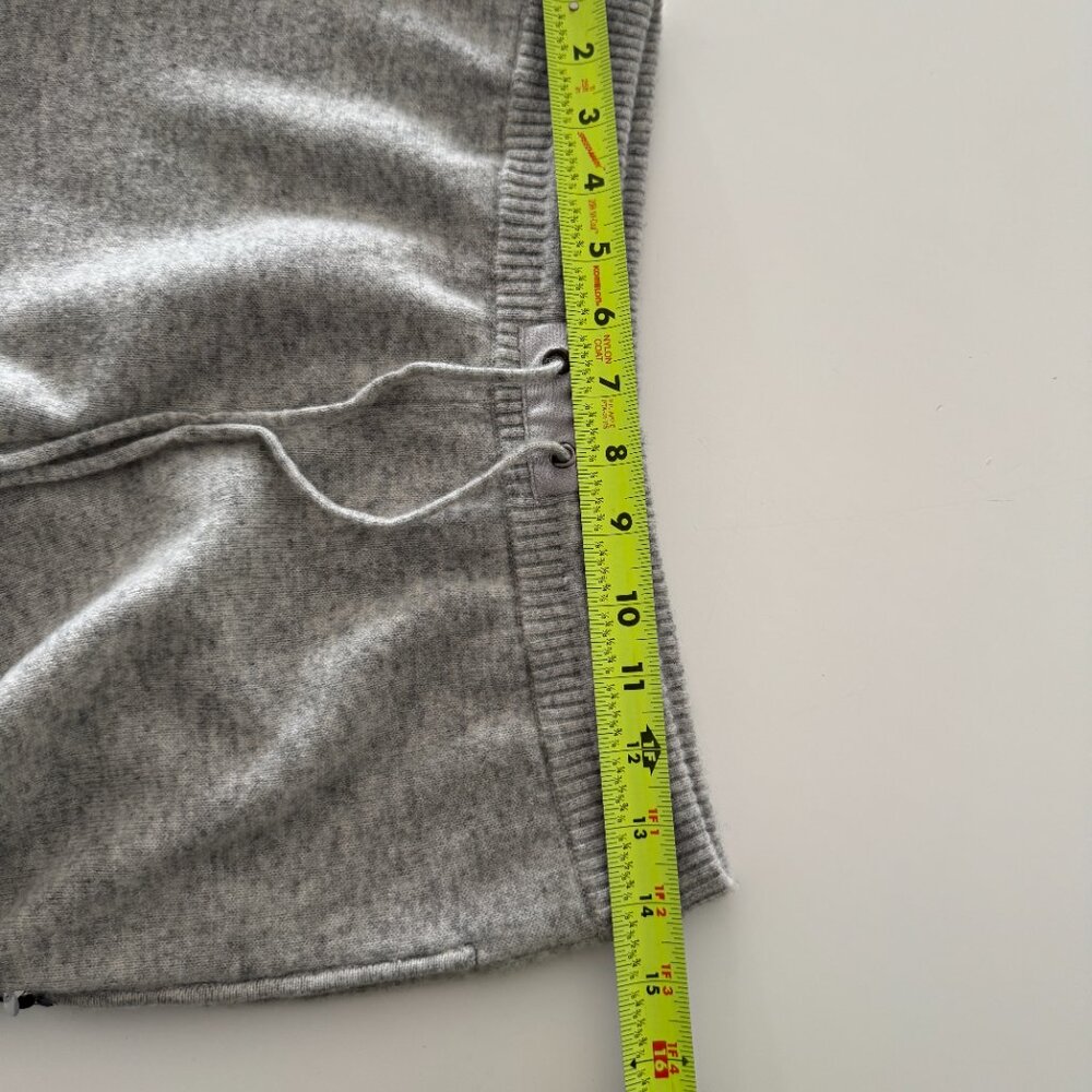 Qi Cashmere Women's Pants-Joggers Sequim sides in Gray, Size S - Picture 9 of 16